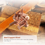 with Burr Setter Copper Rivet Fastener Install Setting Tool and Hole Punch Cutter