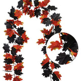 5.7FT Artificial Maple Leaf Garland - For Wedding & Thanksgiving Decor