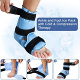 Cold Hot Compress Heel Ice Pack Reusable Professional Ankle Brace Compression Protector Relief Pains