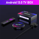 H96MAX RK3528 Android 13 4GB 64GB Support 2.4G/5.8G WiFi6 BT5.0 4K Video 8K 24Fps Set Top TV Box