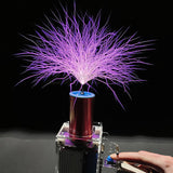 Third Generation Plus 80W 6A Gun Portable Handheld High Voltage Generator Artificial Lighing Tesla Coil