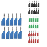 High Quality Stackable J.10054 4Mm Banana Plug Face Connector Wire Multi-Function Plugs Green