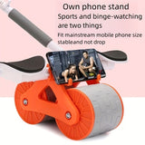 Abdominal Exercise Wheel, Automatic Rebound AB Roller, Tummy Control Sports Exerciser, Abdominal Muscle Training Artifact