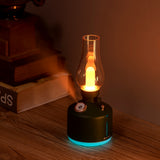 Portable LED light usb portable spray mist maker personal space ultrasonic air humidifier for car plant