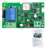1-10PCS Tuya Smart 1CH 10A Wireless Wifi Relay Module Remote Control Light Switch Alexa Google Home