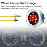 Vehicle Meter 9-36V Automobile Car Gauge 52mm Water Temp Oil Press with Temperature Sensor Alarm Function