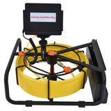 4.3inch Pipe Inspection Camera with 6 LED Lights IP68 Waterproof Plumbing Drain Endoscope Camera 100‑240V