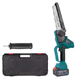 8-inch lithium chainsaw household small handheld saw lithium chainsaw high-power handheld outdoor chainsaw felling trees saw