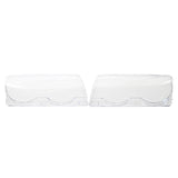 Left & Right Pair Headlight Headlamp Lens Cover Replacement for 7-Series E38 Facelift 1999-2001