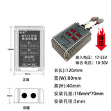 DC 18-55v Aluminum Step-up MPPT Real- Tracking Function Display Solar Battery Charge Controller 400W