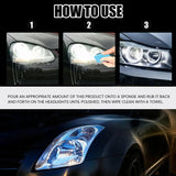 100ml Auto Headlight Repair Coating Agent Yellowing Scratches Refurbishment Brightening Cleaning Kit for Car Care
