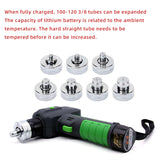 Lithium Electric Battery Flaring ST-E300A Hydraulic Air Conditioning Copper Tube Pipe Expander Tool