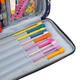 Women Tote Wool Storage Bags Crochet Hooks Thread Yarn Holder Cases Pouch DIY Sewing Organizer Knitting Bag