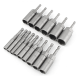 5.5Mm-19Mm Hex Socket Sleeve Nozzles Nut Driver Set Screwdriver Handle Tools Power Drills Impact Drivers