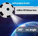 HD 360° Panoramic Camera Wifi Surveillance Cameras 1080P Automatic Portrait Tracking Security Protection Camcorder Smart Home
