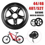 for Bafang BBS01B BBS02B E-Bike Mid Motor Chainring 44T 46T 48T 52T Electric Bicycle Conversions Chain Wheel