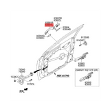 82651-C1110 Car Left Front Outer Door Handle for Hyundai Sonata 2015-2018 82651C1110