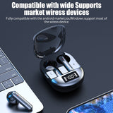 K40 Wireless Bluetooth Tws Digital Display Low Latency Stereo In Ear Bluetooth Earphones For Entertainment Games