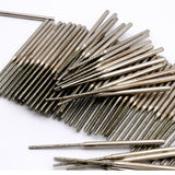100Pcs 2.5MM Ultra-Long Drilling Emery Diamond Abrasive Bits Peeling Needle A Type Teeth Grinding Burr