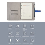 Smart Pen A5 Leather Notebook ed Journal Planner Real-time Sync for Digitizing Use with APP Voice-to-Text/ AI Function