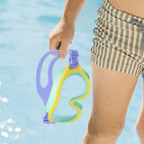 Swimming Lightweight Soft Adjustable Strap Wide Vision Swim Goggles for Beach Diving Long and Short Hair Children Pool