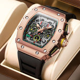 GUANQIN Luxury Automatic Watch Men's Mechanical Watch Bracelet Accessories Richard Style Waterproof Stainless Steel Clock 2023