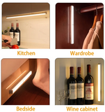 Light with motion sensor, wireless LED USB charging night light, wardrobe light