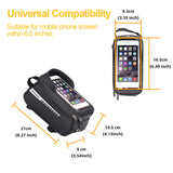 Waterproof Bicycle Mount Bags Front Frame Top Tube with Toucreen Phone Holder Case Cycle Bike Tool Storage Bag Pack