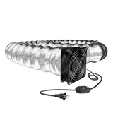 Electric Adjustable Speed Soldering Absorber Fume Extractor Filter Ventilation Fan Low Noise