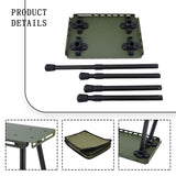 Fishing Package Content Weight Adjustable Height Table Heavy Duty Camping Stool