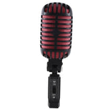 1 Piece Professional Classic Retro Dynamic Vocal Microphone Metal Swing Mic For Live Performance Karaoke