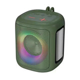 A80 Portable Bluetooth-compatible Speaker Rgb Light Subwoofer Outdoor Wireless Small Audio