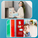 18 Pcs Polaroid Mini Refrigerator Magnets - Double Sided, Clear Frameless Picture Display Frame