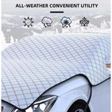 Extra Large Snow Thicken Car Winter Windshield Hood Protection Cover Snowproonti-Frost Sunshade Protector Tools