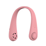 Summer Coog Leafless Hanging Neck Fan Bladeless Ventilator USB Rechargeable Neckband Fans Air Cooler