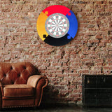 Detachable Dartboard Wall Protector Ring with Splicing Surround Protection Board for Dart Lovers