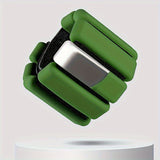 1pair Yoga Weighted Bracelets, Silicone Weighted Wrist Bands