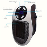 1pc, Small Heater With Heating And Fan Modes, Household Small Heater, Hot Air Fan,  Wall Mounted Office Multi-function Heater, For Home Office School Thanksgiving Halloween Christmas Gift Fall Winter Essential