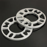 2pcs UNIVERSAL 10MM ALLOY ALUMINUM WHEEL SPACERS SHIMS PLATE STUD FIT For 4 / 5 Stud Wheel