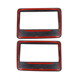 Top-For TOYOTA VELOZ AVANZA 2022 2023 Carbon Fiber Car Roof Air Outlet Frame Cover Trim Decoration