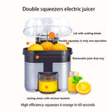 Double press two sets of electric orange squeezes lemon original juicer