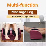220V Electric Heating Foot Massager Relaxation Kneading Roller Vibrator hine Reflexology Calf Leg Pain Relief Relax