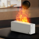RGB Flame Aroma Diffuser Humidifier 320ML Essential Oils Humidifiers Aromatherapy Purifier Air for Bedroom Office Yoga