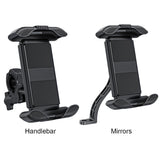 Bicycle Riding 360 Rotation Mountain Bike Mobile Bracket Spinning Phone Holder for 4.7-6.8 Inch Smartphone