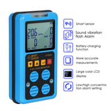 SMART SENSOR 4 in 1 ST8904 Rechargeable Portable Detector H₂S O₂ CO and LEL Multi Monitor Gas Sniffer