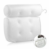 Non-Slip Cushioned Bath Tub Spa Bathtub Head Rest Pillow With Suction Cups For Neck Back Bathroom Supply