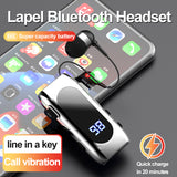 Mini Wireless Bluetooth Headset Call Remind Vibration Sport Clip Driver Auriculares Earphone