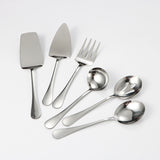 6pcs Stainless Steel Kitchen Utensils Set, Golden Serving Spoon Slotted Spoon Slotted Spatula Flat Turner Dinner