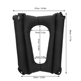 Elderly Anti Bedsore Toilet Pad Iatable Washable PVC Sitting Hemorrhoid Seat Cushion Braces Supports Health Care
