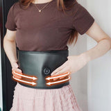 Air Pressure Waist Massager Belt Electric Abdominal Massage Belt Hot Compress Airbag Body Slimming Belly Weight Loss Pain Relief